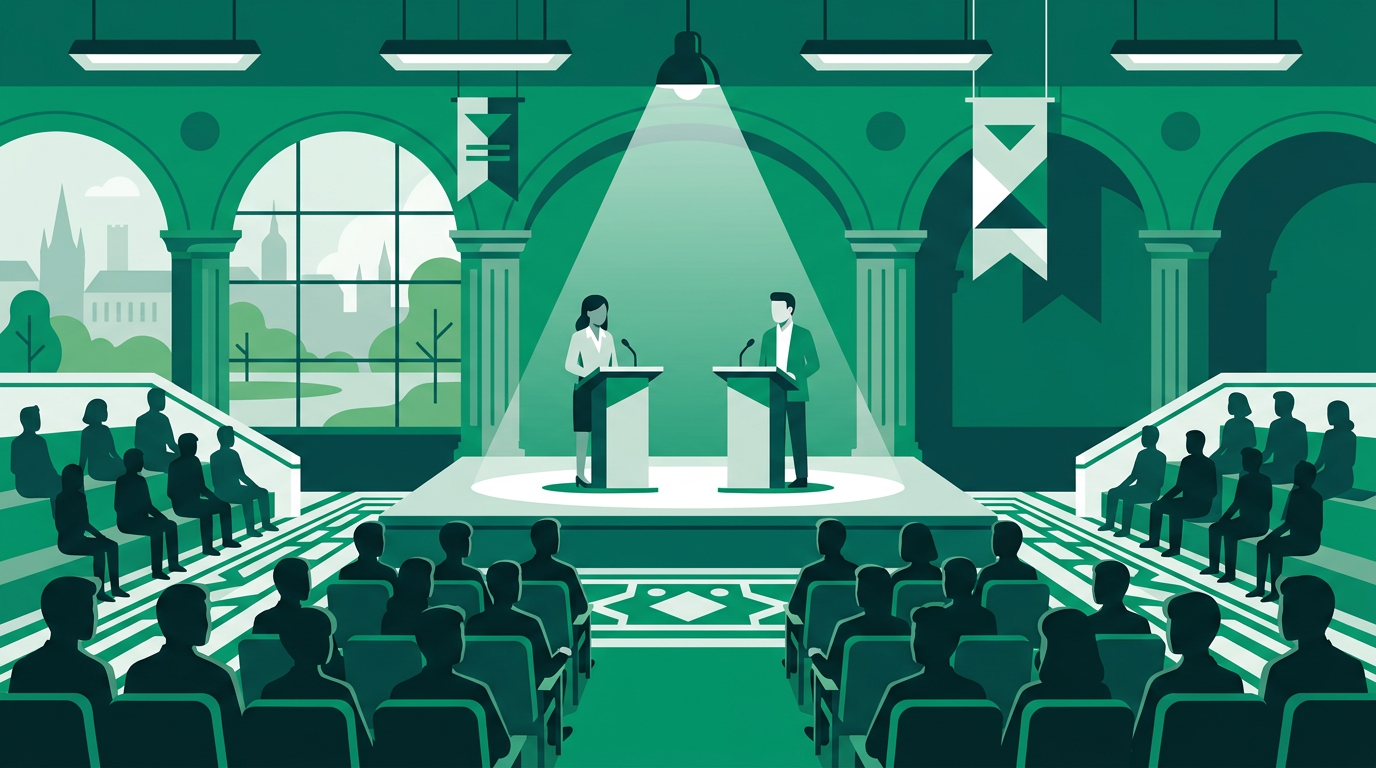 Sponsor a public debate or town hall